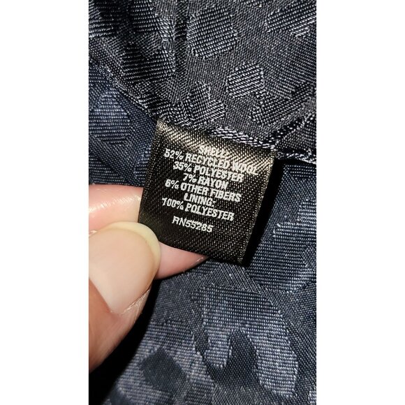 Express Womens Double Breasted Navy Peacoat Jacket Size M - Picture 6 of 7